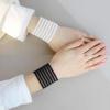 2 Pairs Shirt Sleeve Fixer Flexible Hand Sleeve Wrist Ornament Breathable for Men and Women Daily Accessories