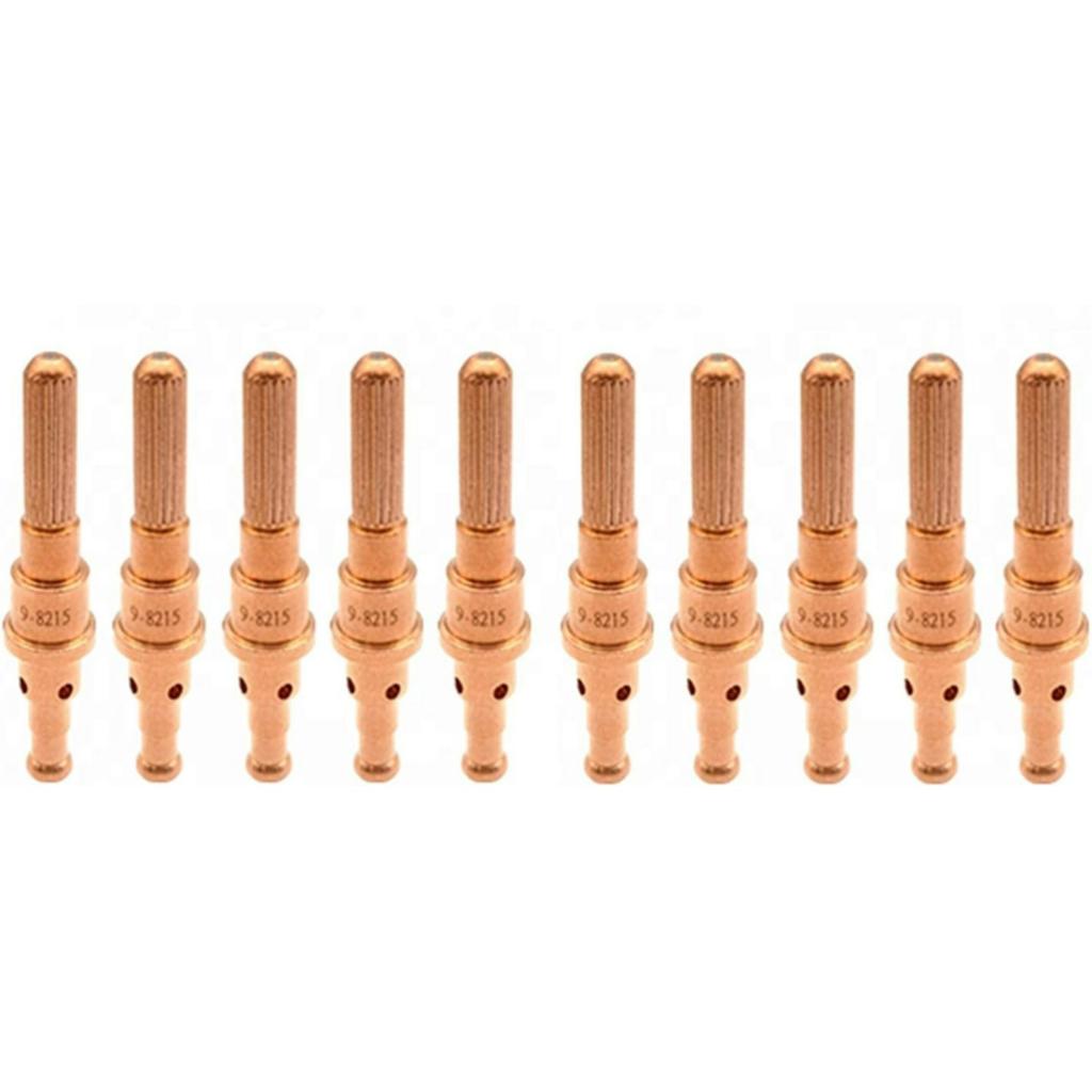 10Pcs 9-8210 Plasma Nozzle 10Pcs 9-8215 Plasma Electrode Fit for Thermal Dynamics SL60/SL100 Cutting Torch Consumables