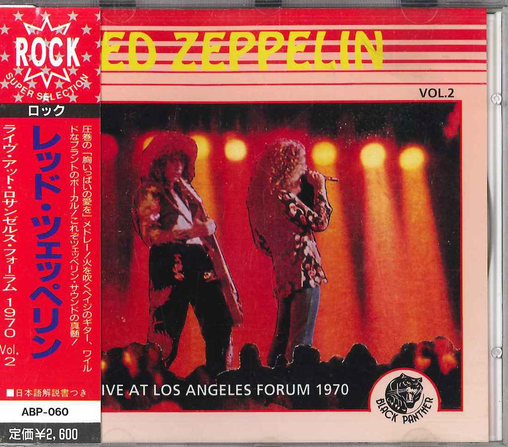 CD RED ZEPPELIN - Live At Los Angeles Forum 1970 ABP060 ANF SOFT WARE Japan Rock Used