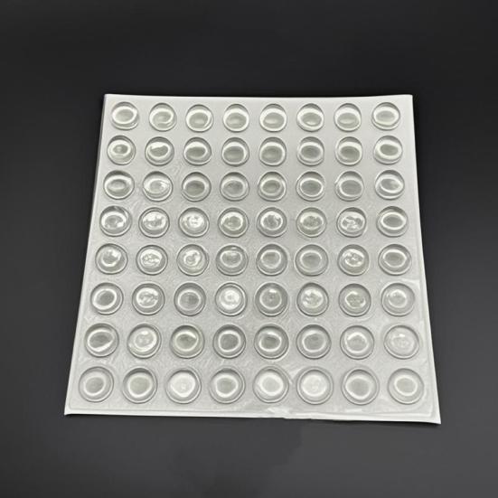 36/40/64/100 Peças Adesivos de Teclado de Silicone para Unhas Longas Transparentes Adesivo para Digitação para Nail Art Mulheres Teclado Elevado Bolhas Capas para Teclado de Laptop PC