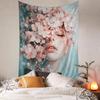 Abstract Flowers Girl Colorful Tapestry Wall Hanging Bohemian Wall Tapestries Mandala Wall Hanging Sheets