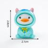 5Pcs Cartoon Dinosaurs Duck Animal Miniatures Resin Ornaments Fairy Garden Decoration Moss Terrarium Micro Landscape