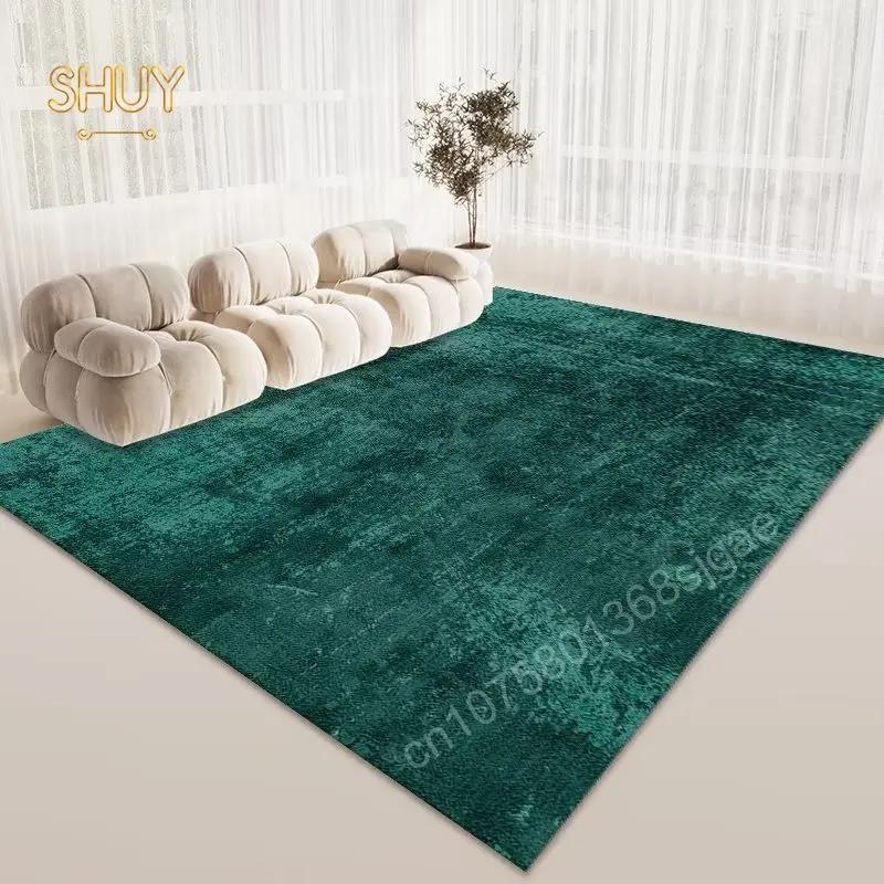 American Style Green Carpet for Living Room Bedroom Large Area Floor Mat Decoration Anti-slip Design Lounge Balcony Corridor Rug