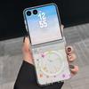 Colorful Stars Print Case For Samsung Galaxy Z Flip 8 7 FE 6 5 Z Flip8 Flip7 Flip6 Magnetic Clear Hard PC Folding Phone Cover