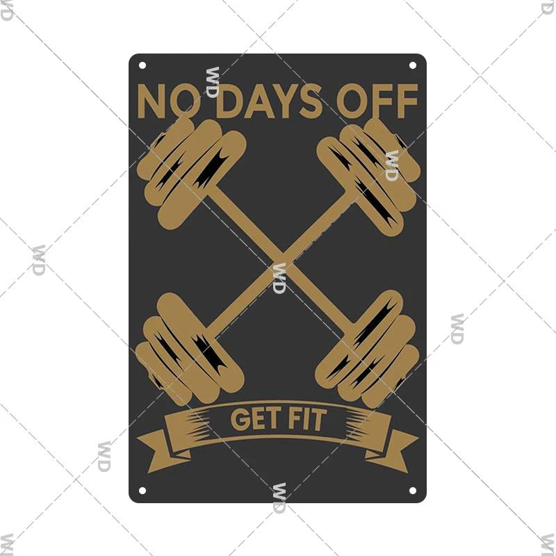 Γυμναστήριο Ρετρό Μεταλλική Πινακίδα Φυσικής Κατάστασης Αστεία Vintage Σιδερένια Αφίσα Άσκηση Κίνητρο Αποφθέγματα Διακόσμηση Σπιτιού Μπαρ Παμπ Γκαράζ Ανδρικό Καταφύγιο Δώρα
