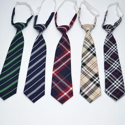 Children'S Tie Polyester Striped Cotton Plaid Tie School Uniform Performance Accessories