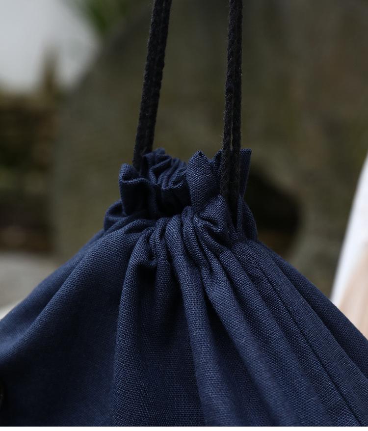 Ręcznie pleciona torebka z bambusa: Przenośna Torba Prezentowa na Ceremonię Herbaty