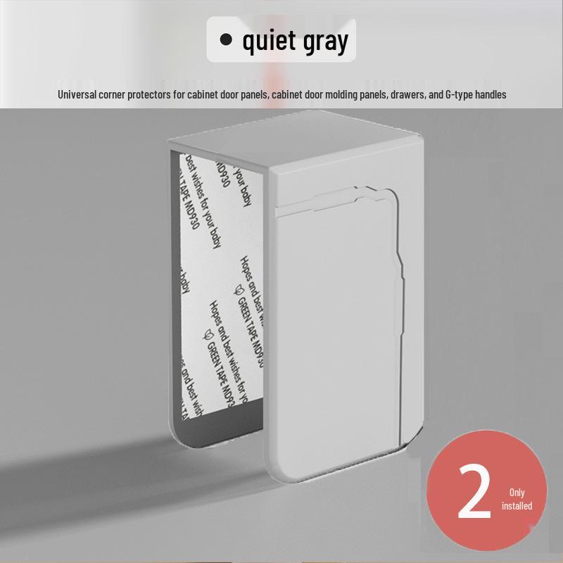 Cabinet & Furniture Corner Bumper: G/U-Shaped Anti-Collision & Anti-Scratch Door Handle Protector