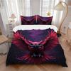 3pcs Mythical Owl Duvet Cover Set -Includes 1 Duvet Cover and 2 Pillowcases, No Quilt Core, All-Season Home Decor Yy251111189