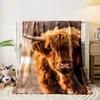 Highland Cow Rustic Blanket for All Seasons Blanket Lunch Break Throw Gift