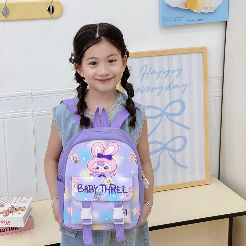 School Bag New Love Foreign Cartoon Backpack Boys and Girls Lightweight Versatile Children's Bag