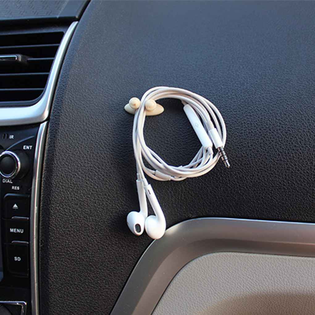 8 szt./partia Klips do przewodów samochodowych Klips USB Stały klips do kabla USB Uchwyt na kabel do ładowania Zapięcie na przewód ładowarki samochodowej