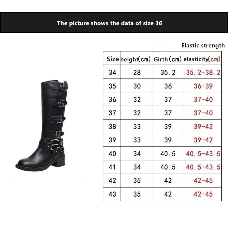 Fashion AIYUQI Women Cowboy Boots 2025 Autumn New Belt Buckle Women Knight Boots British Style Large Size 41 42 43 Women Long Boots