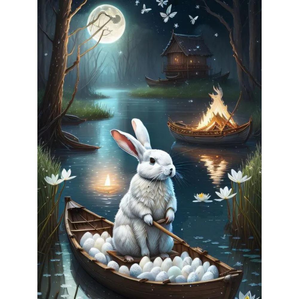 Diamond Painting Full Drill Fantasy Beach Sea Round Diamond Painting Handmade Animal Landscape Diy Diamond Mosaic Painting Home Decoration