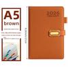 1PC 2026 Cross-border English Spanish Schedule Book Time Planner Thickened 365 Days Daily One Page Notepad