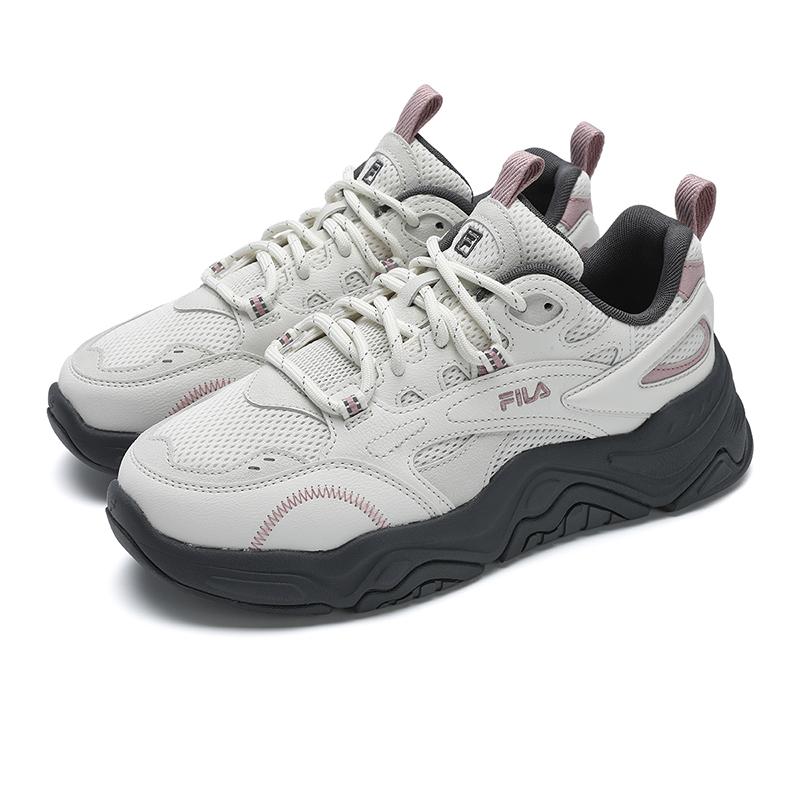 Fila Collina Retro Modne Codzienne Sportowe Wygodne Wszechstronne Niskie Buty do Biegania Damskie Sneakers Biały Fioletowy F12W522130FCZ
