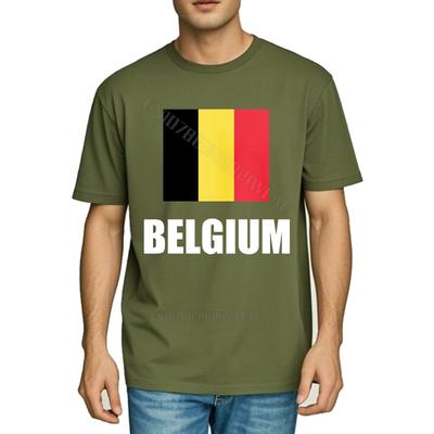 Funny Tshirt Short Sleeve Vintage Tshirt Belgium Flag Printed On Shirt Fashion Plus Size Tshirt Stylish Fashion Tshirt Brand