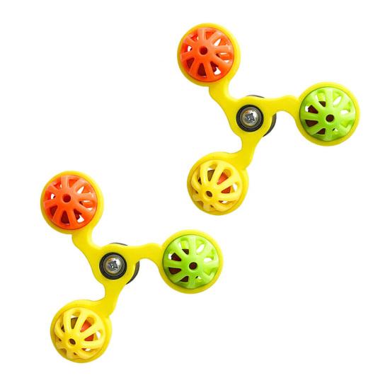 2 szt. Zestaw zabawek-spinnerów i grzechotek dla papug Interaktywna piłka-grzechotka Koło Zabawka dla papużek falistych Zabawki do klatki dla ptaków dla papużek falistych, konur, nimf Wzbogacenie Żucie Ćwiczenia