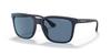 AX4112SU Matte Blue 55 Men's Sunglasses,