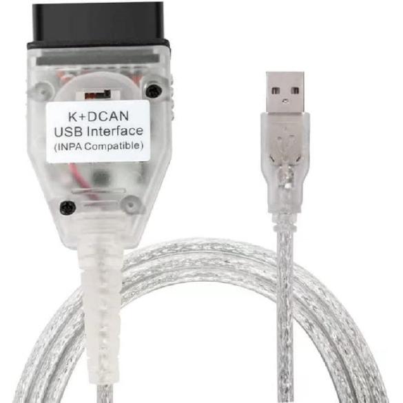 Taotao K+CAN Cable With Switch FT232RL K+D CAN USB Interface Cable Car Ediabas K+ Dcan USB OBD2 OBDii Diagnostic Scanner For BMW Work With NCS Expert