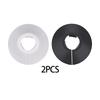 2 Pieces Flange Pipe Cover Decorative Professional Collar for Heating Pipes Angle Valves Gas Pipes Conservatory Basement