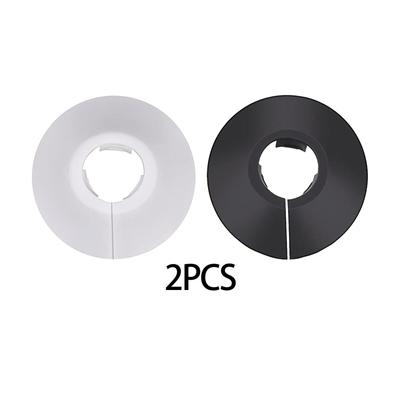 Lot de 2 cache-tuyaux décoratifs professionnels pour tuyaux de chauffage, vannes d'angle, tuyaux de gaz, véranda, sous-sol