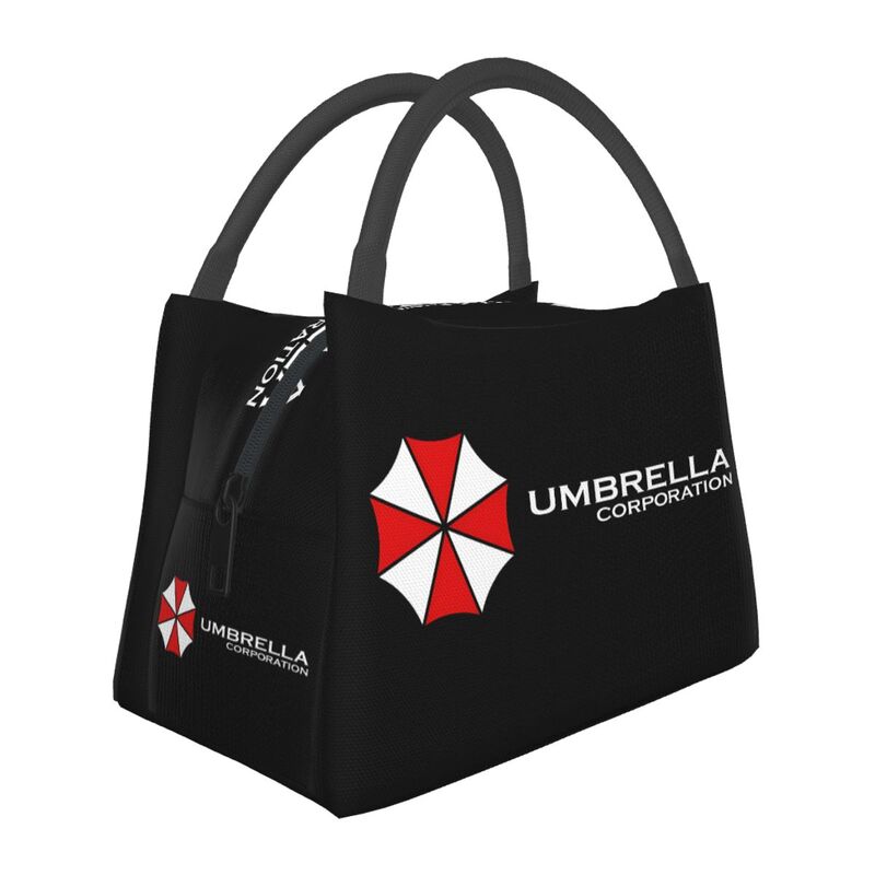 Umbrella Corporation Thermal Lunch Bag Portable Insulated Cooler Bento Bag for Picnic Work Travel Reusable Packed Lunch Box