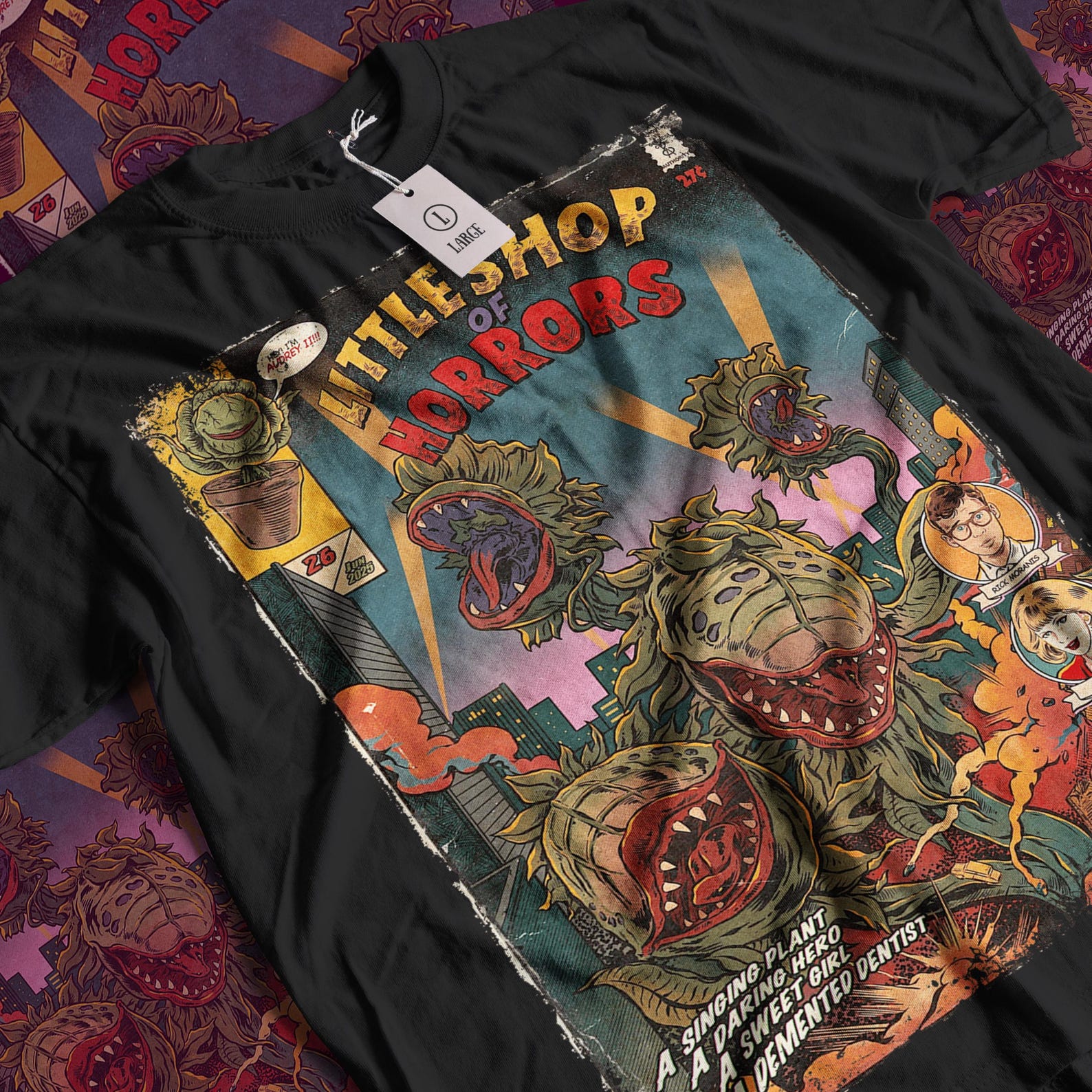 Little Shop of Horrors T-Shirt: Vintage Movie Graphic Tee XL