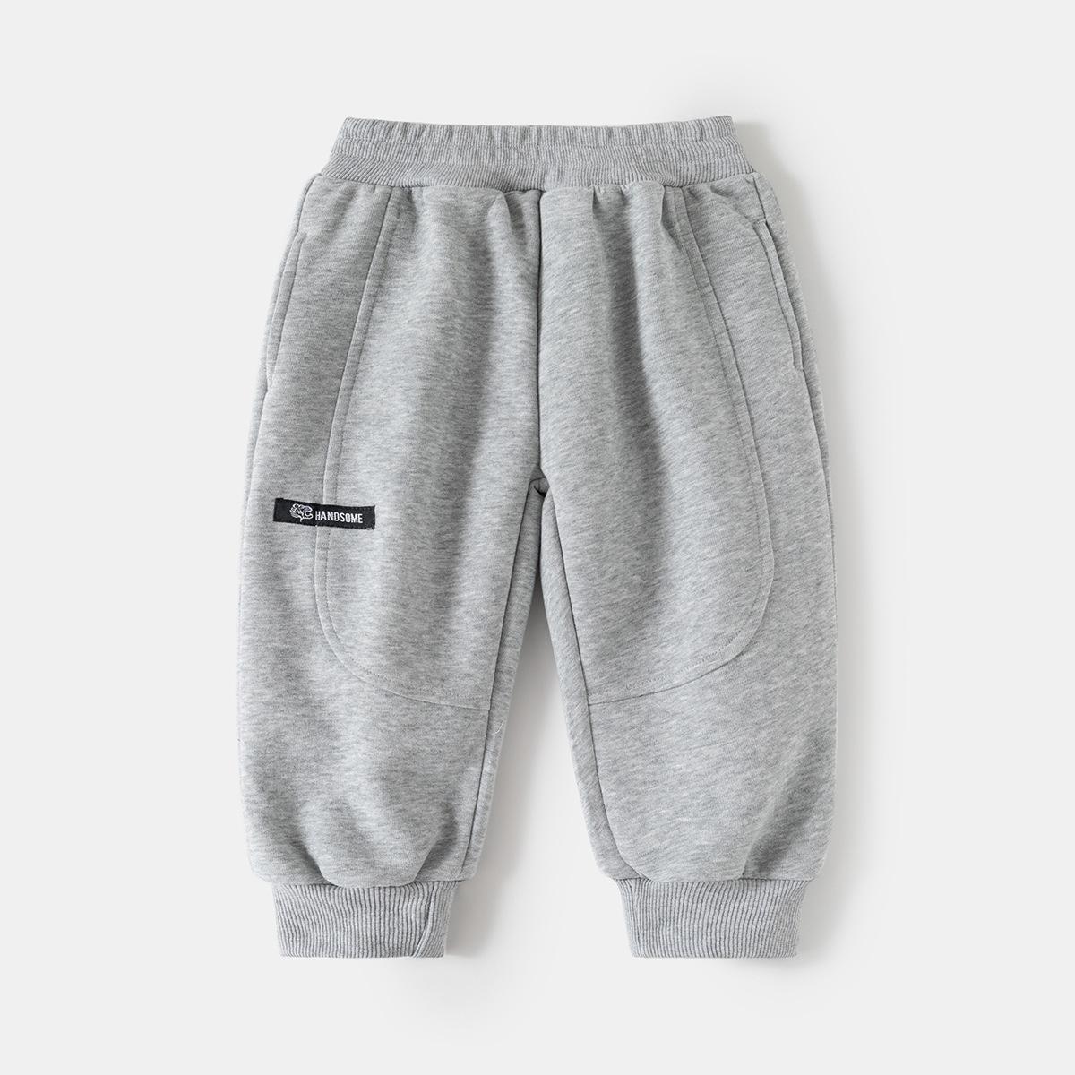 

Spring trend children s clothing boys pants new children s sweatpants baby sports trousers boys children s clothing 130cm сірий колір
