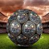 Steampunk Classic Road Trip Round Football Size 5 Adult Ball Suitable for Training Matches and Outdoor Team.