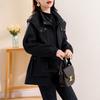 Elegant Women Hooded Trench Coat Slim Fit Spring Autumn Long Coat with Lining Casual Outerwear