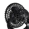 Waterproofed Portables LED Tent Fan Light Multipurpose Battery Powered Fan for Camping Hiking Night Event