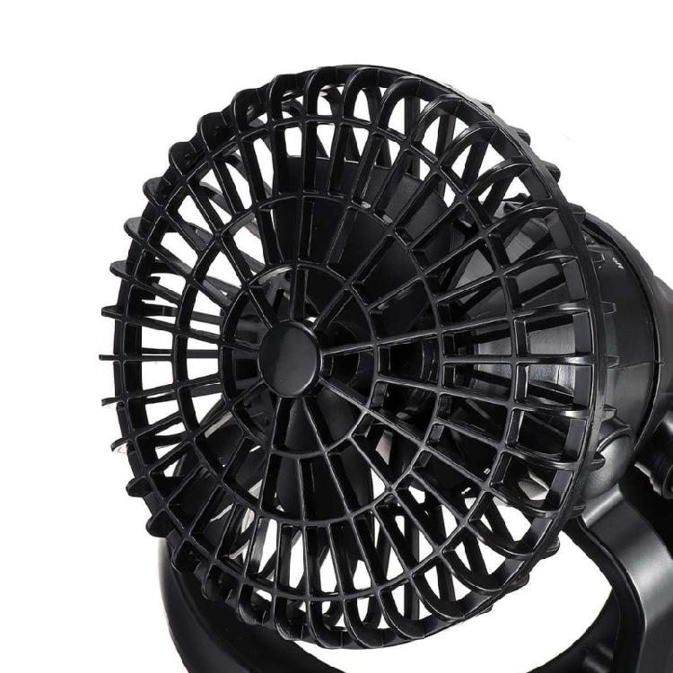 Waterproofed Portables LED Tent Fan Light Multipurpose Battery Powered Fan for Camping Hiking Night Event
