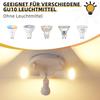 Spot de plafond - NETTLIFE - 3 flammes orientables - Blanc - Métal - Culot GU10