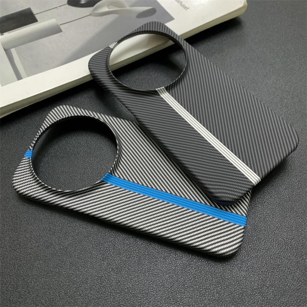 Slim Carbon Fiber Pattern Frameless Track Texture Phone Case For XiaoMi Mi 17 15 14 RedMi K90 K80 Pro Max Ultra Shockproof Cover
