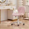 Dormitory Computer Chair Office Ergonomic Chair Bedroom Dressing Chair Swivel Chair - Adjustable Height, 360 ° Swivel