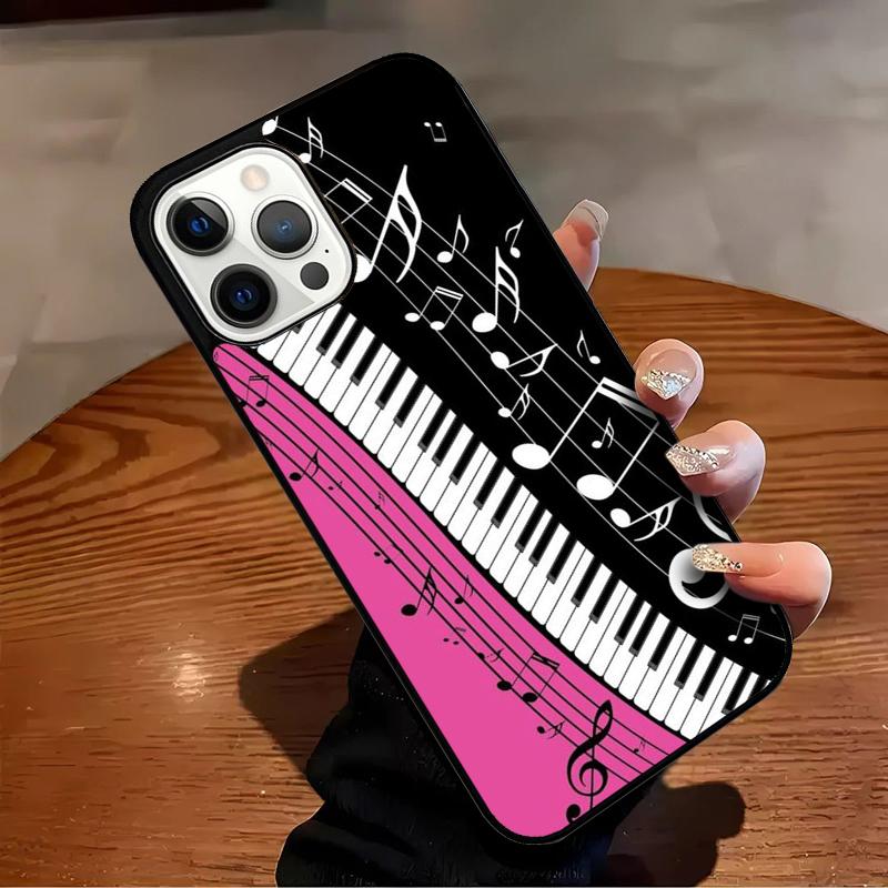 Music Note Musical Treble Clef Phone Case For iPhone 17 Air 16 15 14 13 12 11 Pro Max Max Plus Bumper Case Cover