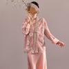 Guofeng New Chinese Mesh Beads Embroidered Velvet Crew Neck Cardigan Women's Early Autumn New Light Luxury Jacket N