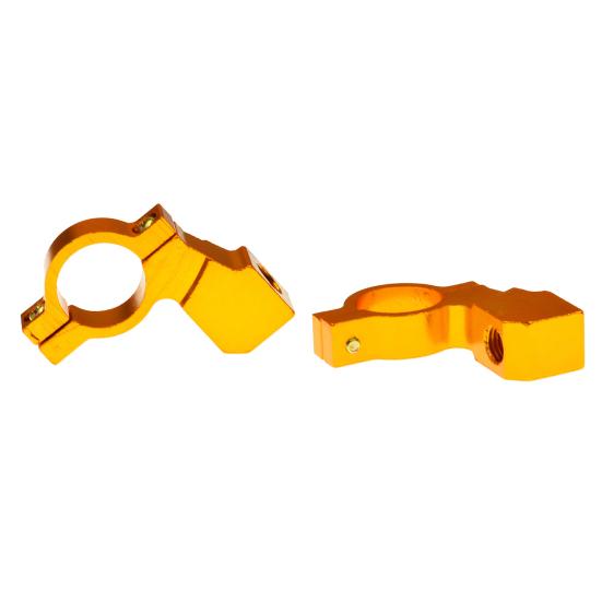 1 pár Závit zrcátka pro montáž na řídítka M10 Hliníkový držák zpětného zrcátka