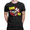 Band Sum 41 Herren T-Shirt SUM41 Punk Humor T-Shirt Kurzarm Rundhals T-Shirts Reine Baumwolle Party Kleidung