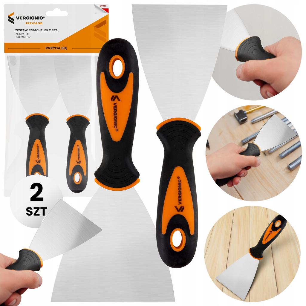 Zestaw szpachelek 75 mm i 100 mm 2 szt.
