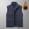 Frühling und Herbst Neue schnelltrocknende Herrenweste Große Weste mit mehreren Taschen Weste Jacke Outdoor-Werkzeugweste Top