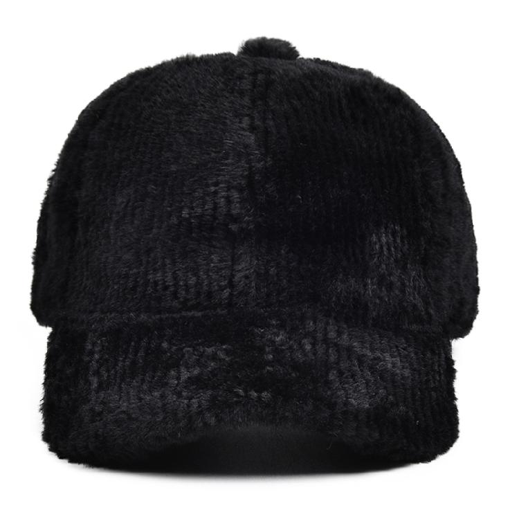 Fashion Baseball Hat Thick Caps Windproof Long Brim Caps Winter Autumn Plush Hat