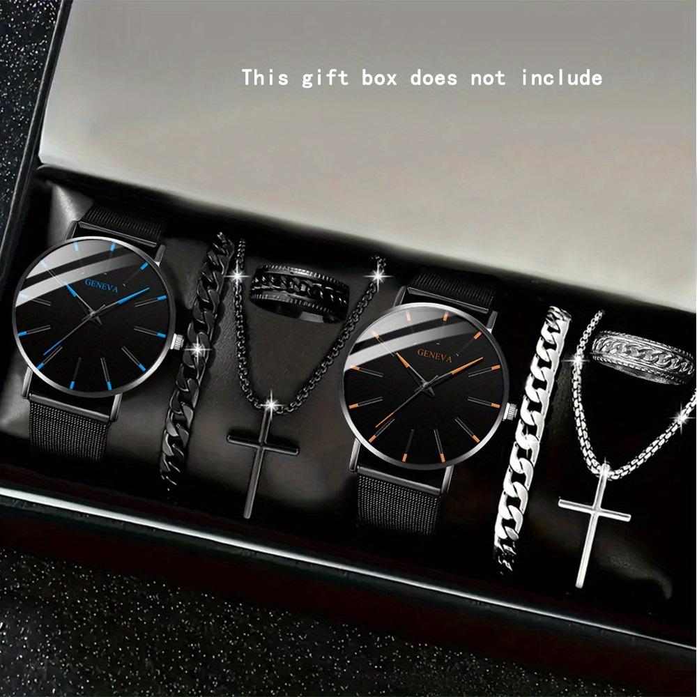 

Geneva4-Piece Set Men S Watch Fashion Men S Watch