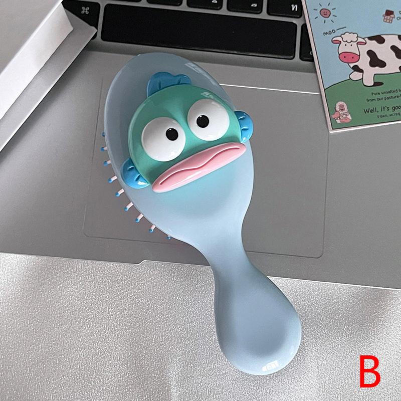 Portable Clownfish Air Cushion Comb Hair Salon Hairdressing Massage Folding Hair Brush Air Cushion Comb Makeup Beauty Tools