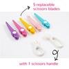 Paper Caft Scissors Set 5 Pairs of Decorative Edge Great for DIY Paper Edge Cutting Crafts
