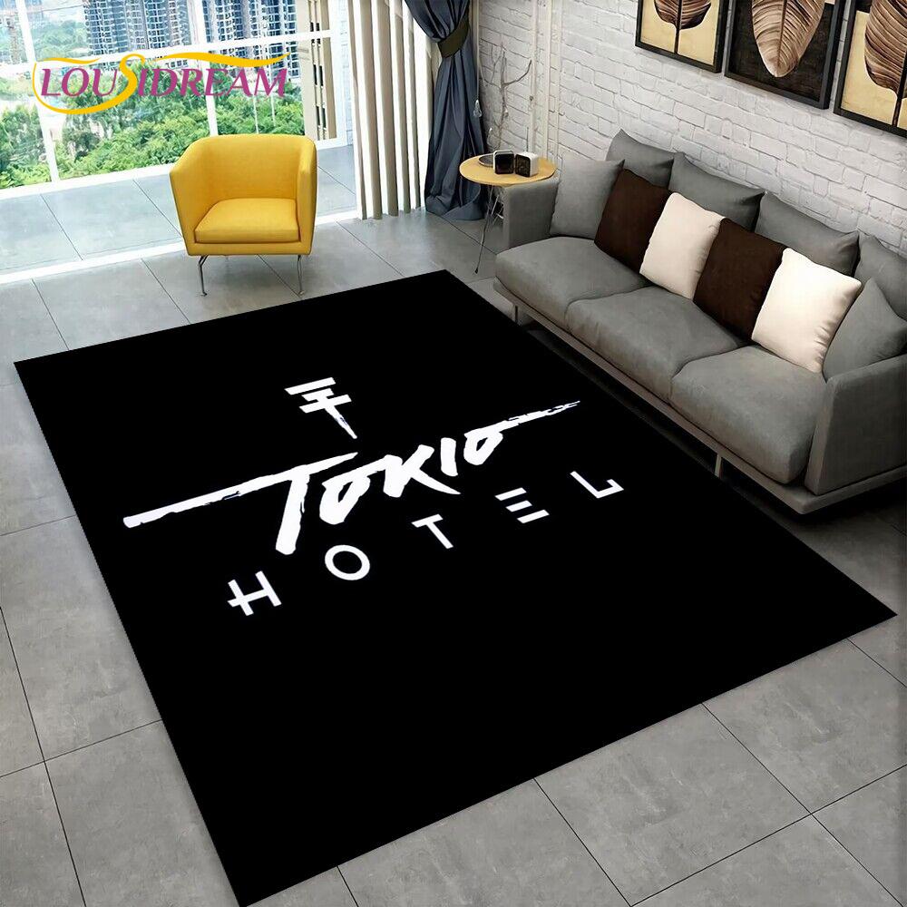 Tokio Hotel Rock Band Bill Kaulitz Carpet Rug for Home Living Room Bedroom Sofa Doormat  Decor,kids Area Rug Non-slip Floor Mat