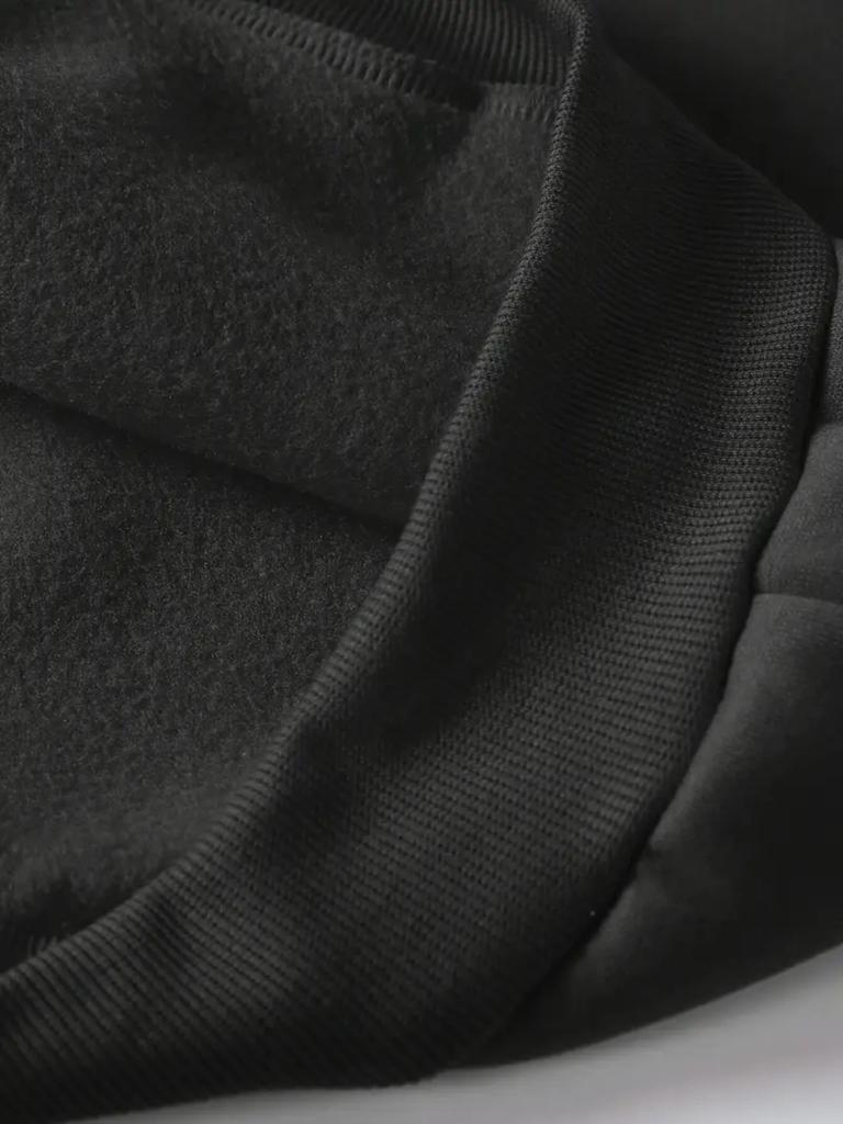 Oversized Streetwear Pullover Hoodie mit Frontreißverschluss Herren Kapuzensweatshirt Trendige Bekleidung Qualitätsnähte Modebegeisterte