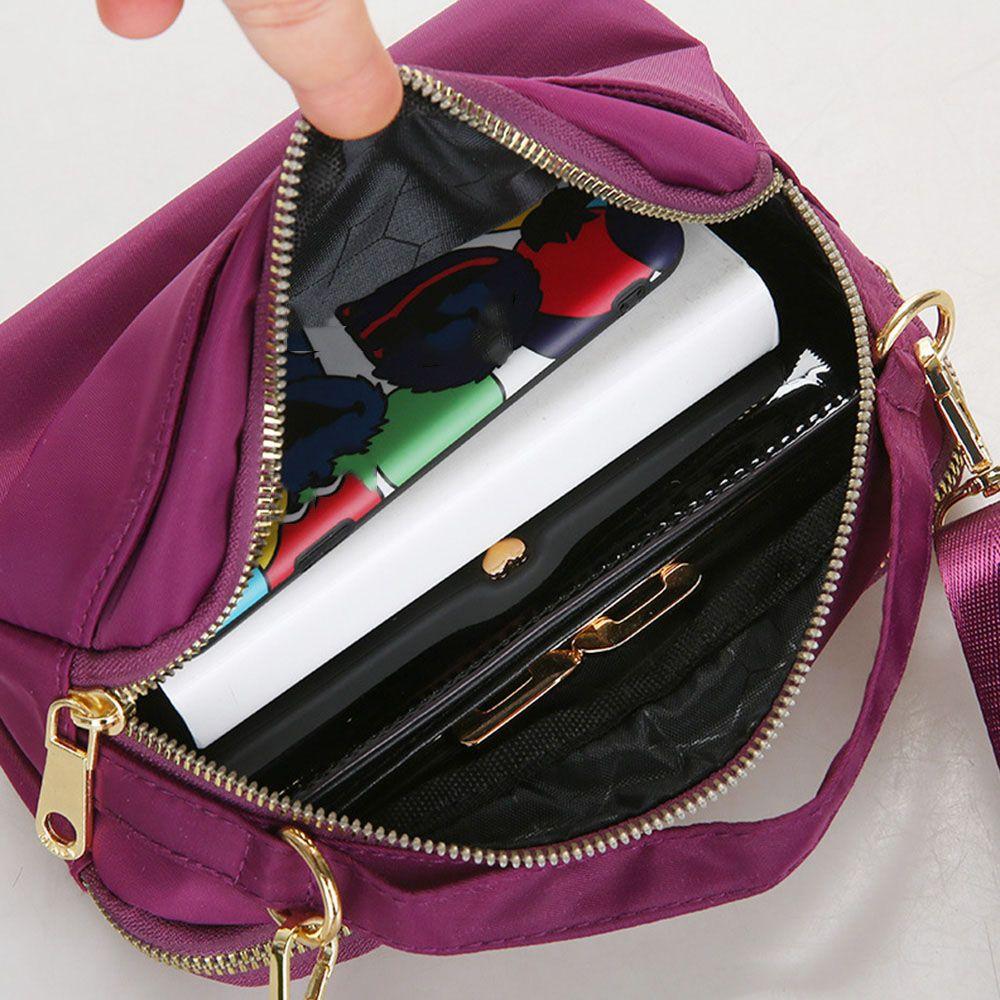 Travel Large Capacity Zipper Nylon Handbags Crossbody Bags Shoulder Bag