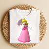 Cute Super Mario Princess Peach Simple Shirt, Nintendo World Family Holiday Tee, Yoshi Epic Universe, Universal Orlando Birthday Trip Gifts